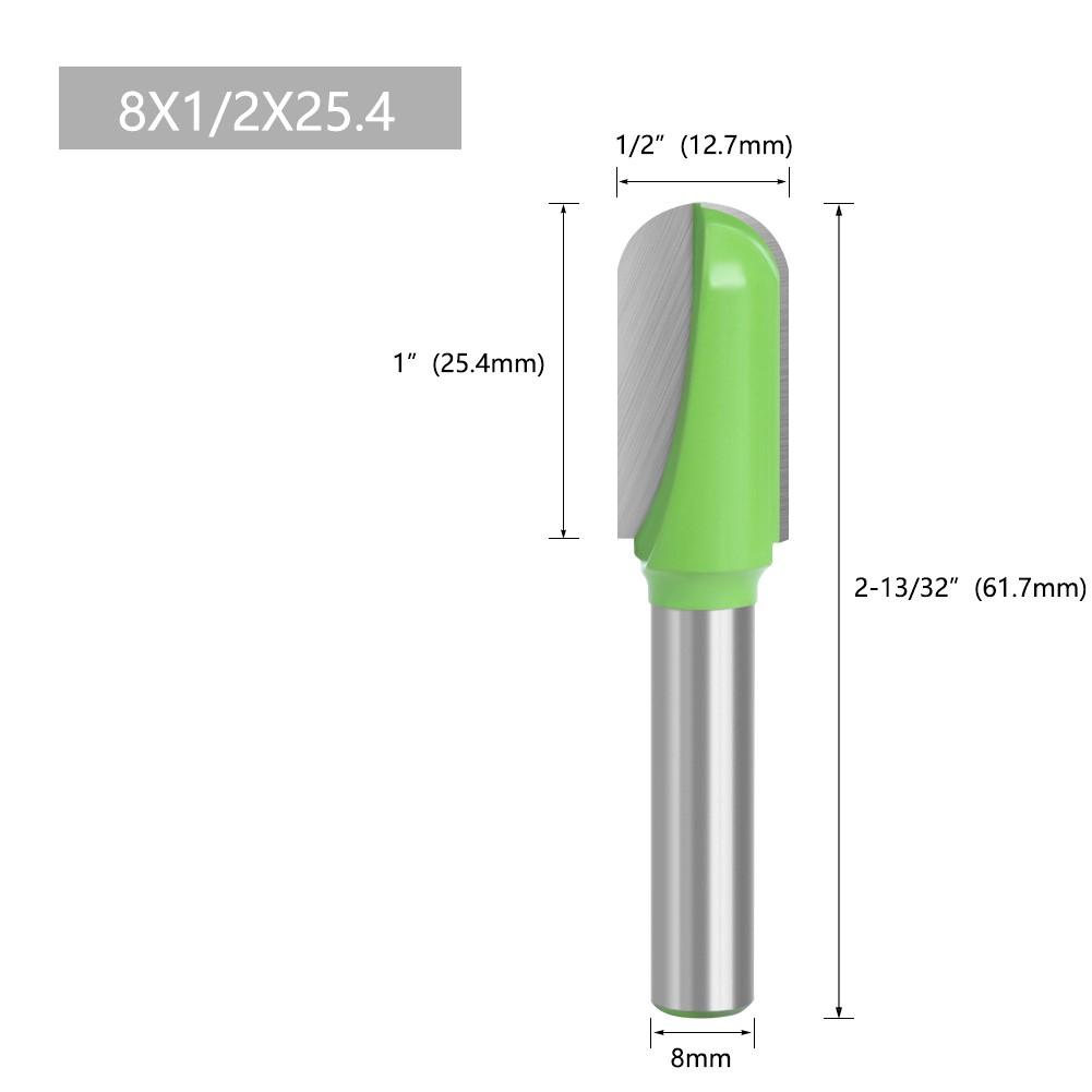 Углы сдвига Фреза для деревообрабатывающего оборудования, хвостовик 8 мм