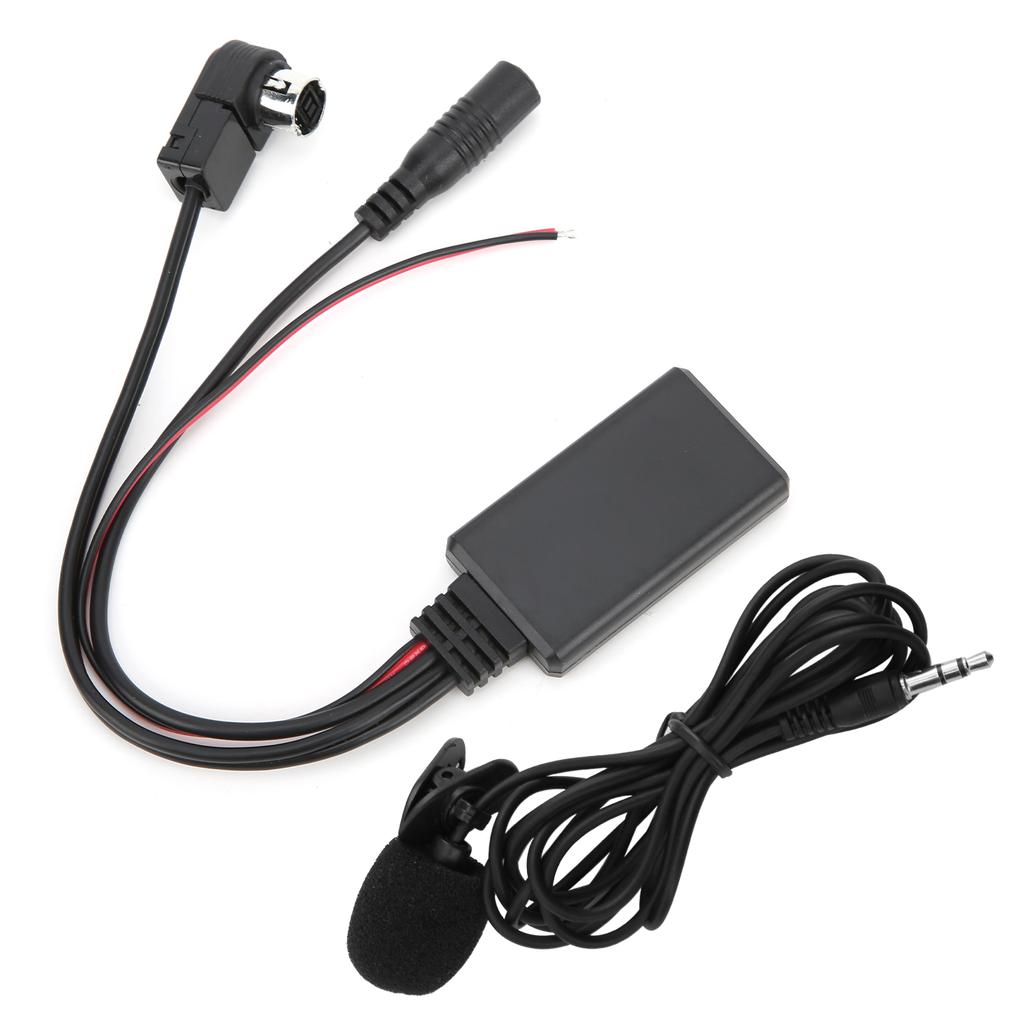 Адаптер кабеля Bluetooth 5.0 AUX с микрофоном Handsfree подходит для Alpine CDA9857 CDA9886 CDA117