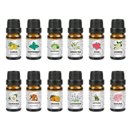 10 мл диффузор, эфирное масло для ароматерапии, растительный экстракт розы, чайного дерева, сандалового дерева, массажный аромат, эфирное масло для ухода за кожей