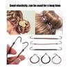 20 шт., женские крючки для хвоста, заколки для волос, эластичные резинки для волос, держатели для хвоста, аксессуары для волос