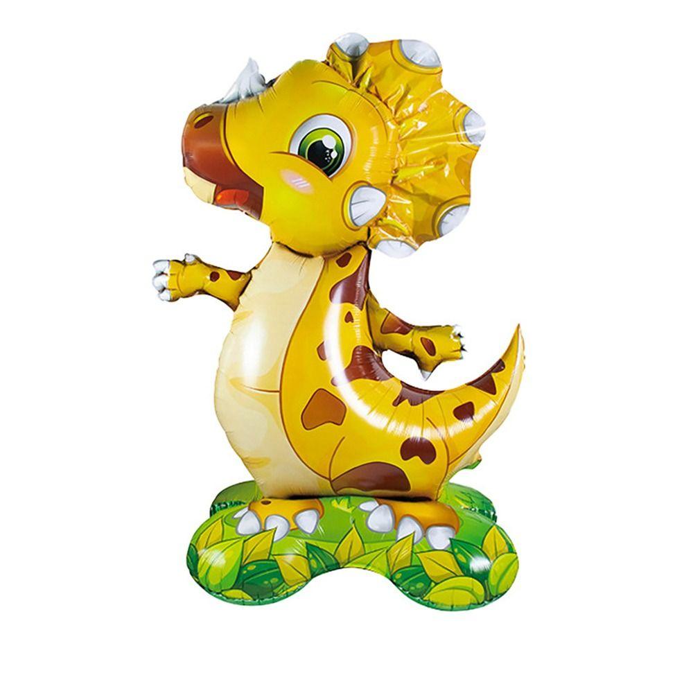 Мультяшные животные фольгированные шары 3D джунгли дикие животные принадлежности для вечеринки праздничное торжество