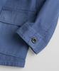 BEHEAVYER Dyed C/L French Db Jacket Faded Blue