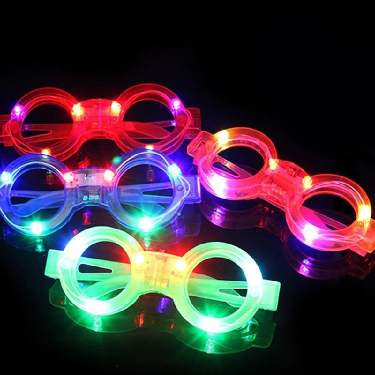 Рождественские Очки Светящиеся LED Новогодние Очки для Подростков Рождественские Украшения
