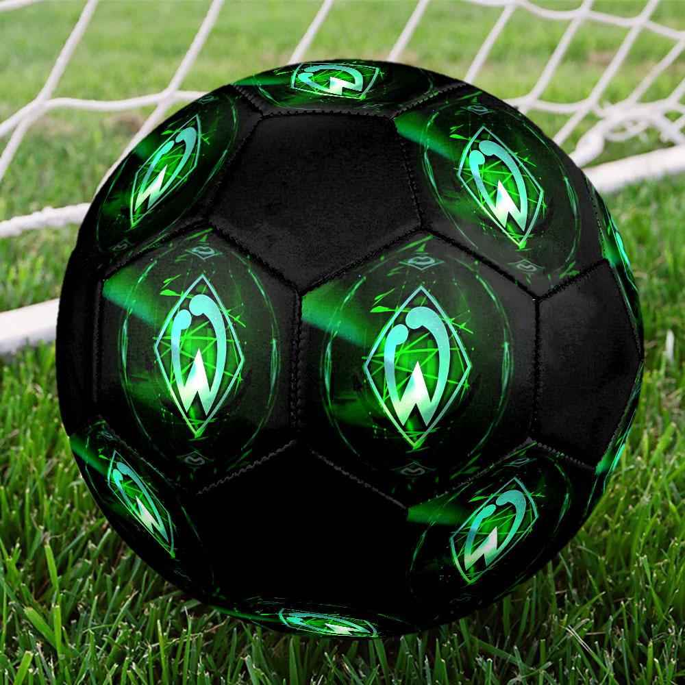 SV Werder Bremen Soccer Ball Size 5 Colorful Machine Stitched PVC Competition Ready Durable High-Bounce