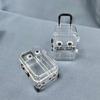 Mini Trolley Box-Shaped Jewelry Storage Boxes Desktop Necklace Earring Rings Organizer Decoration