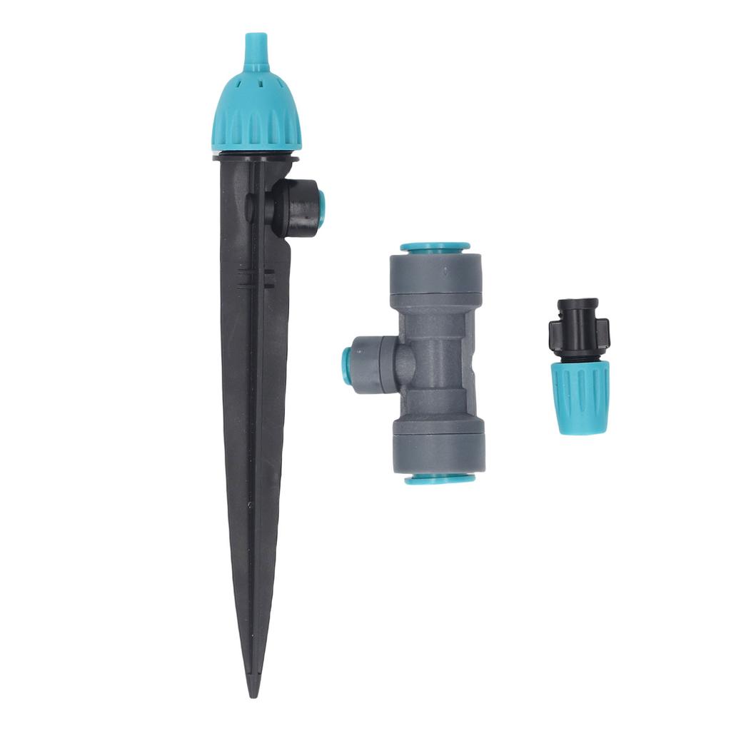 10м Набор для микрокапельного полива теплицы с трубкой, регулируемым соплом, системой полива сада для садовой грядки, двора, газона