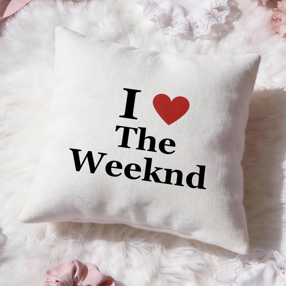 T-Певец The Weeknd Наволочка Премиум Комфорт Двусторонняя Наволочка - Дизайн Два в Одном для Любой Комнаты и Салона Автомобиля