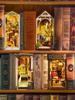 Rolife 3D Puzzle Book Nook Kit 194 шт. Для начинающих Набор для самостоятельной сборки Иллюстрированные инструкции В комплекте Деревянный пазл Деревянный пазл Миниатюрный набор Подставка для книг