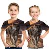 Summer Children Space Galaxy 3D T Shirt Angel Animal Lion Tiger Wolf Leopard Printed Boys Girls T-shirt Kids Fashion Tshirt Tops