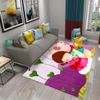 3D Милый Симпатичный Мультяшный Розовый Ковер для Девочки Девичья Подростковая Спальня Гостиная Дверь Вход Украшение Коврик Ванная Кухня Нескользящий Коврик