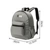 Monochrome Lightweight Simple Leisure Foldable Backpack For Hiking And Sports