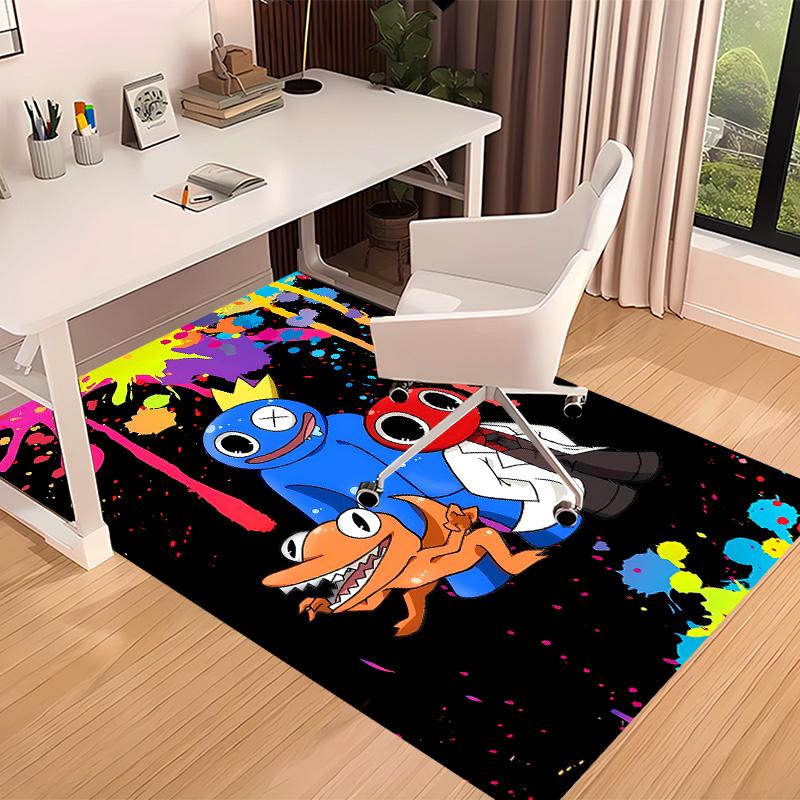 Rainbow Friends3 Printed Absorbent Washable Carpet, Non-Slip Bathroom Mats, Kitchen Rugs, Yoga Mat,Living Room Entrance, Camping Picnic Rugs