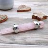 Rose Quartz Crystal Wand Hexagonal 12cm