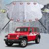 Автомобильный чехол на переднюю часть Jeep Wrangler, 5-слойный, со встроенными 9 прочными