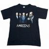 Винтажная футболка Maroon 5 для взрослых, размер S, черная, с концерта, двусторонняя, Y2K