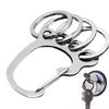 Stainless Steel Key Chain, Keychain Quick Release, Stainless Steel Keychain Carabiner with Multiple Rings