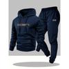 Mens Hooded Oversized Sweatshirt Set Long Sleeve Top Pants Casual Sportswear