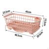 Basket Bowl Drying Holder, Dish Drainer Rack, Over The Sink Rack for Plate