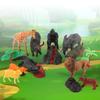 Tubasaya Сафари Фигурка Животного Игрушка Реалистичные Дикие Животные Пластиковые Игрушки с Металлическим Хранилищем Включает и Подарок для Детей Возраст 30-Предметный Набор, Коробка, Слон,