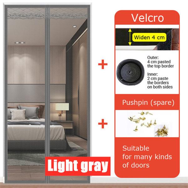 Tool-free Magnetic Door Mosquito Net Summer Anti Bug Fly Door Curtains Mesh Automatic Closing Door Screen Magic Mesh Kitchen Screen