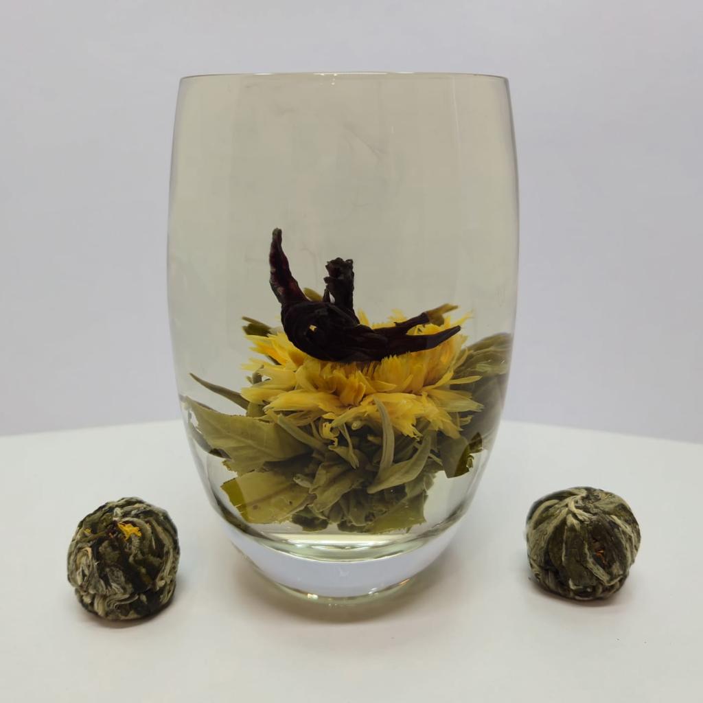 Red Roselle Pleasure Green Blooming Tea - 100g 18.00