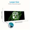 Leon Youth FC Mouse Pad, Large Gaming Desk Mat, Non-slip XXL Mousepad for Laptop & Tablet, Mini PC Playmat with Stitched Edges