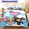 3pcs Custom Name tokidoki Bedding Set Duvet Cover Closure Includes 1 Duvet Cover & 2 Pillowcases, Soft and Comfortable for All Seasons.