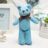 16cm Soft Stuffed Bear Plush Toys Mini Boluoge Bear Dolls Small Gift Party Wedding Keychain Bag Pendant Pineapple Bear Key Chain