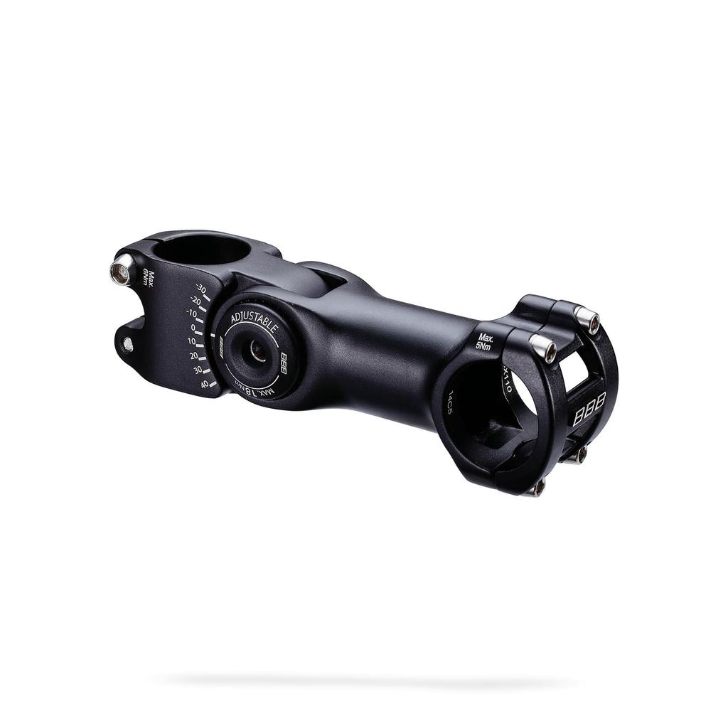 BBB Stem High Six Adjustable 31.8mm Black