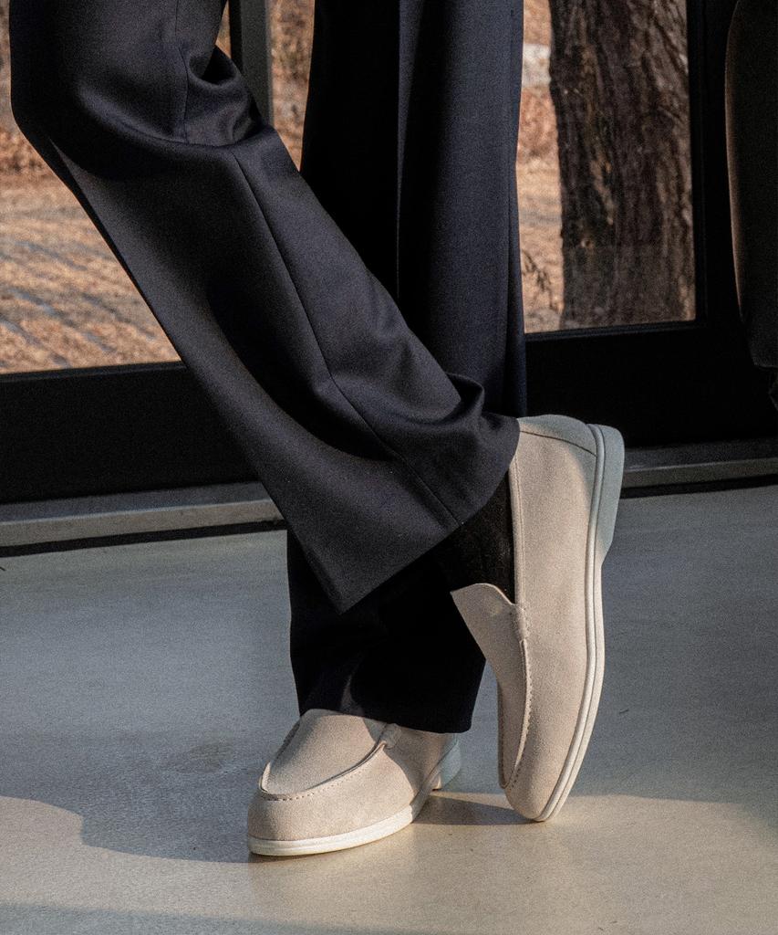 Allclassic Alc502W Resort Loafers_White Suede