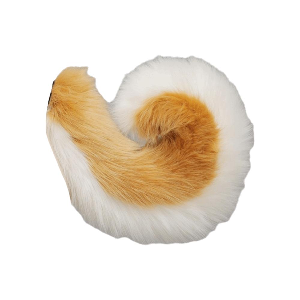 Furry Dog Ears Tail Set Rabbit Animal Ears Headband Plush Animal Tail Cosplay Costume