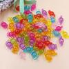 Home Party Supplies Hand-Beaded Mixed Color Flower Heart Shell Candy Candy Color DIY Loose Beads Beads With Hole Crafted 150Pcs for Jewelry Making