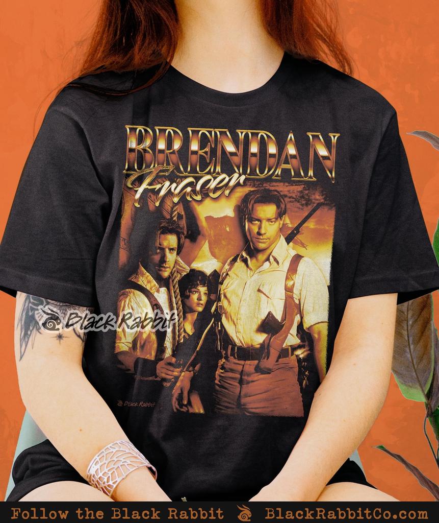 Brendan Fraser The Mummy Retro Vintage Bootleg Unisex Classic T-Shirt