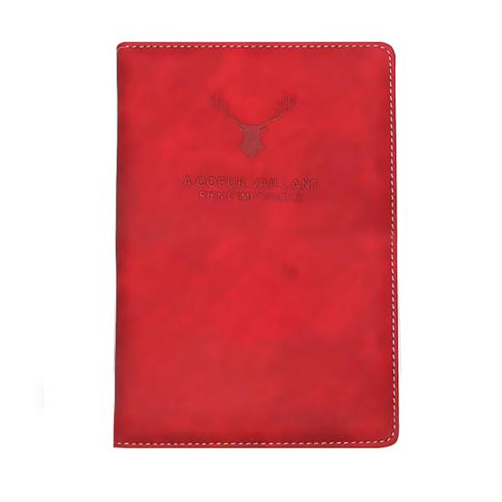 Elegant Notebook with 280 Pages Thickened Faux Leather Cover Elegant Writing Experience Office Workplace Notebook