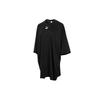 Logo Casual Sport Comfort Breathable Drawstring Pullover Short Sleeve Dress Women Dress Black 532285-01