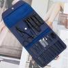 16pcs Stainless Steel Nail Set Decoration Foot Set Nail Scissors Stainless Steel Professional Nail Clippers Tool Belt Travel Kit