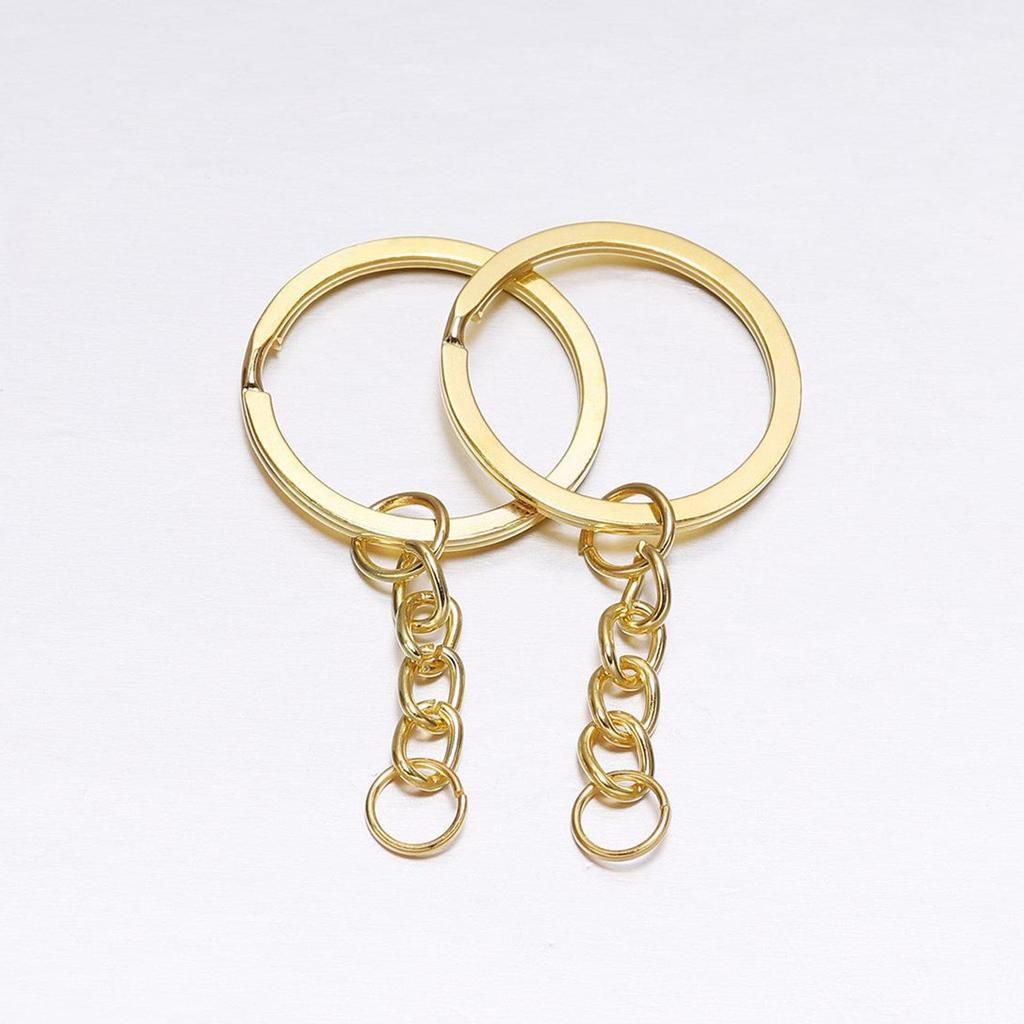 5шт брелок для ключей с звеньями брелок для ключей DIY подвеска разделенные кольца