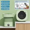 9L Folding Portable Washing Machine Big Capacity with Spin Dryer Bucket for Clothes Travel Home Underwear Socks Mini Washer