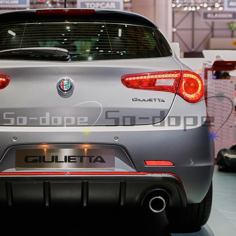 1pc 3D ABS GIULIETTA Letter Emblem Badge Trunk LOGO Car Stickers For Giulietta Exterior Accessories
