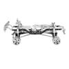RC Car Chassis Frame Kit Aluminium Alloy Frame with Wheel Hubs for   SCX24 C10 1/24 RC Car