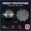 4Pcs 56MM Car Badge Emblem Wheel Center Hub Caps Rim Hubcap Cover For Mini Cooper R50 R52 R53 R55 R56 R60 R61 F54 F55 F56 F60 Clubman