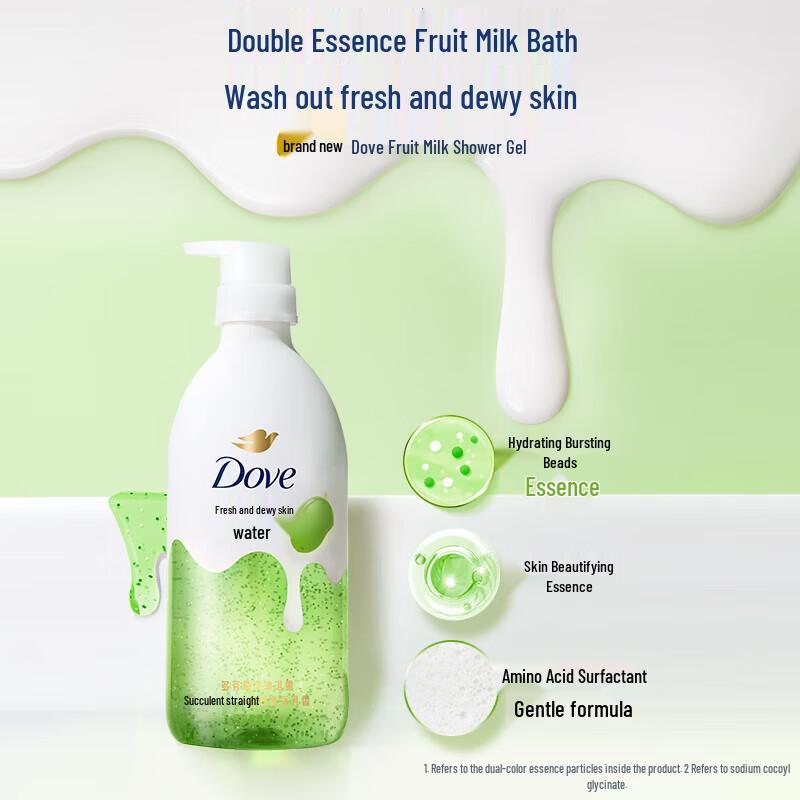 Dove Moisturizing Body Wash and Radiance Body Lotion Set