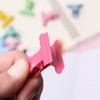5pcs Metal Decoration Office Stationery Candy colors Folder Note Clamp Sealing Clips Baking Paint