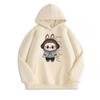 Fashion Men Women's Hoodies Cartoon Labubu Monster Print Pullover Top Casual Sweatshirt Kids Hoodies Clothing