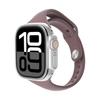 Creative inclined Slim Silicone Strap For Apple Watch Band 46mm 45mm 44mm 41mm 42mm Sport Bracelet iwatch series 11 10 8 7 9 6 5