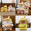 Milk Maltese Tea Dog  Plush Toy Tabletop Decoration Cute Creative Gift Doll