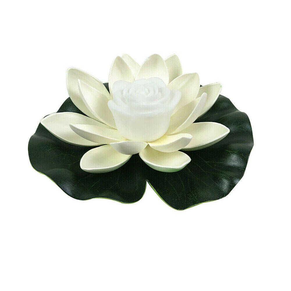 Buddhist Prayer Water Landscape Lotus Lamp Fountain Pool Pond Lamp Flower Light Wishing Lamp