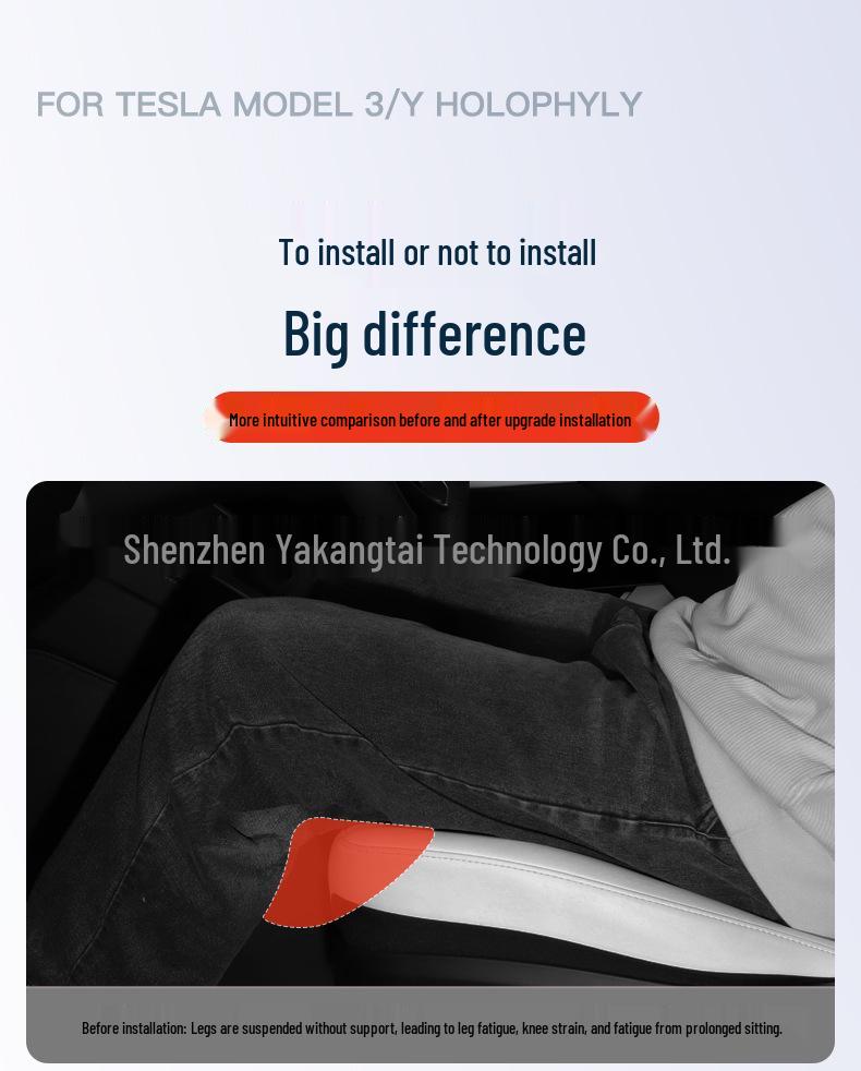 Улучшенный чехол на сиденье с подставкой для ног для Tesla Model 3/Y