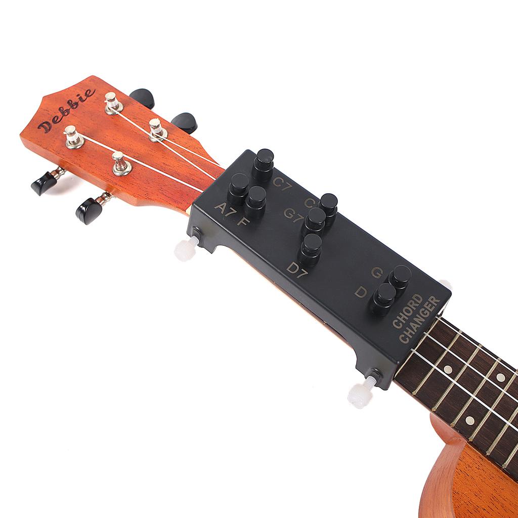 Ukulele Chord Trainer with 8 Chords Learning System Practice Assist Tool for Adults Children Finger Teaching Aid