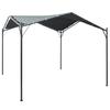 Pavilion Party Tent Canopy 3x3 m Steel Anthracite